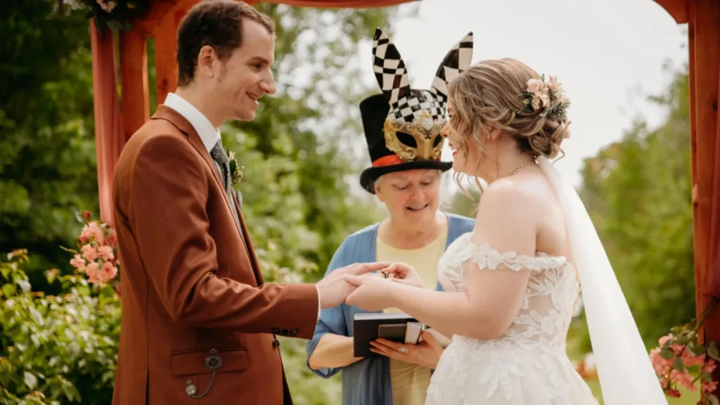 Alice in Wonderland themed wedding