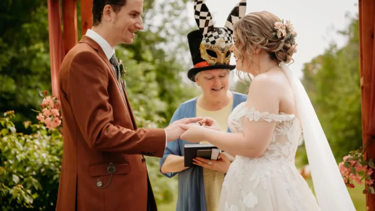 Alice in Wonderland themed wedding